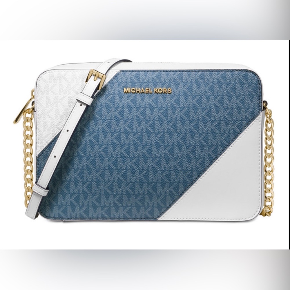 Michael Kors Tricolor Signature East West Crossbody - Picture 7 of 8